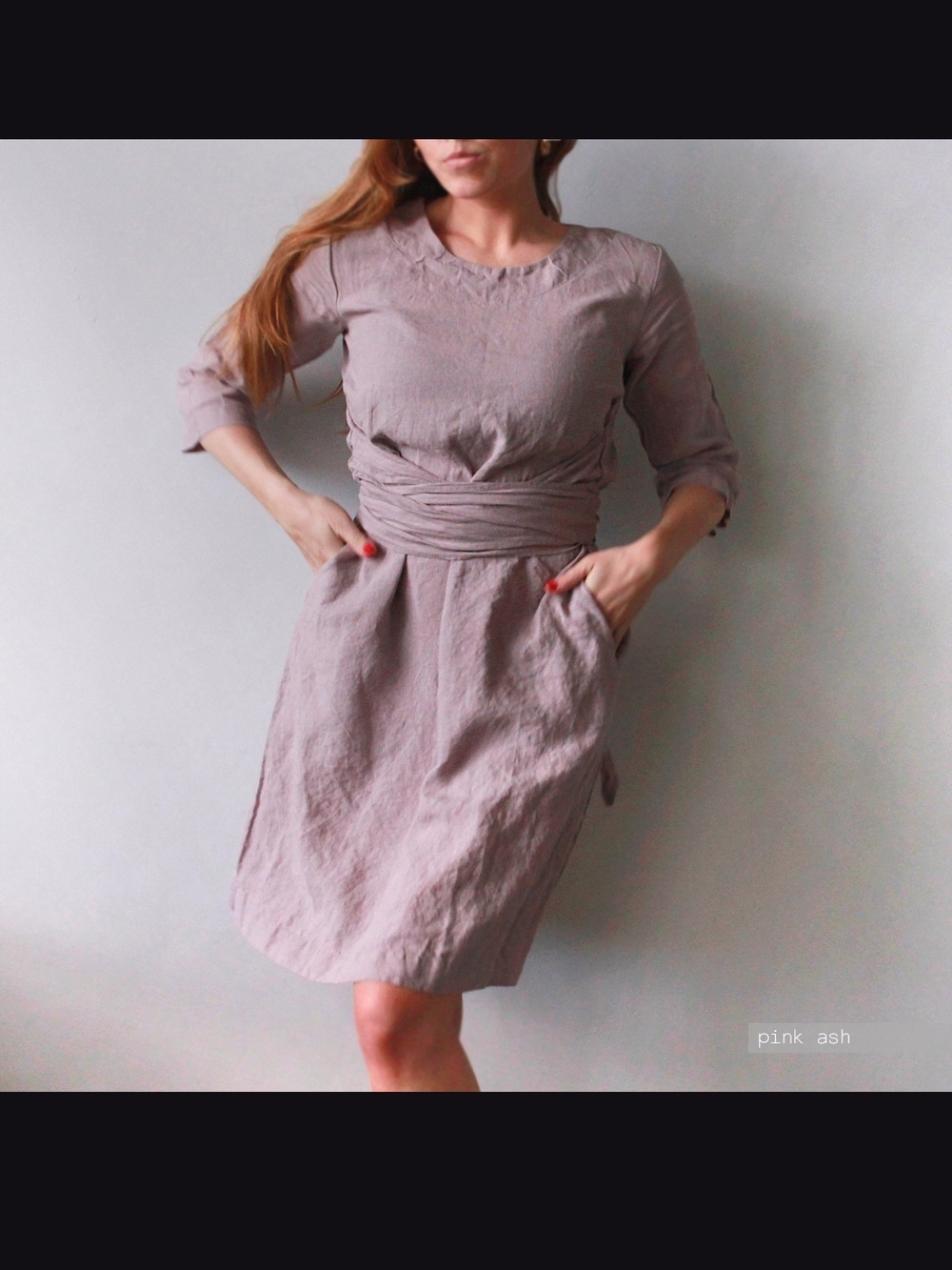 NWOT, LEN.ok Linen Khaki Green Linen Dress, Similar To Not Perfect Linen - Picture 15 of 16